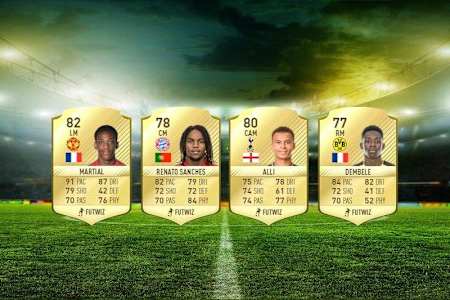 Os melhores jovens médios no FIFA 17.