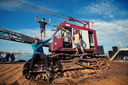 The crew, the crane and the personal chauffeur