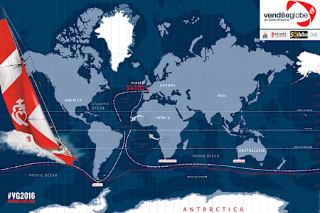 Маршрут The Vendée Globe