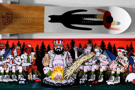 アーティスト・コラボ：Salomon “Sick Stick”／Ride “Kink”