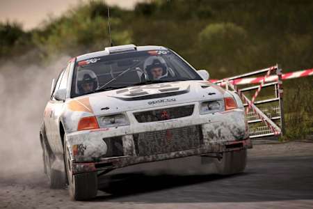 A Lancer EVO 6 in DiRT 4