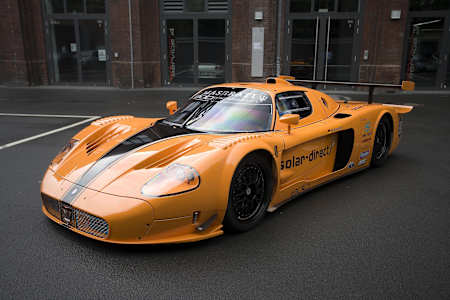 The dominant 6.0L V12 Maserati MC12