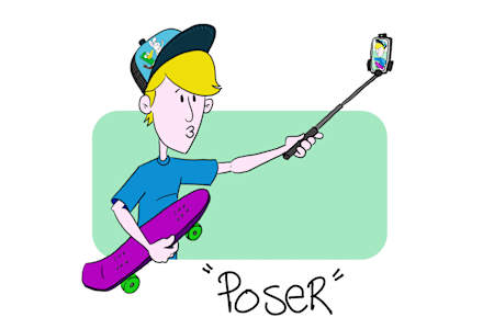 poser skate skater palabra