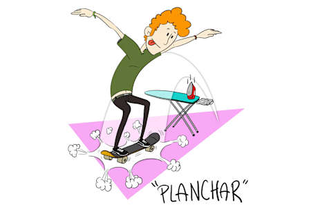 planchar trucos palabra skate skater