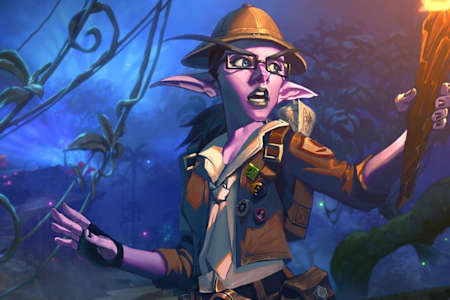 Elise Starseeker leads adventurers into Un’Goro