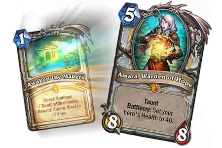 New Priest legendary quest and minion