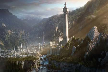 Landscape scene from the forthcoming Middle-earth: Shadow of War video game by Warner Bros and Monolith