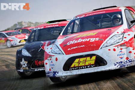 A screenshot from the video game, DiRT 4