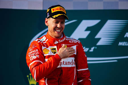 Vettel began his 2017 on the best possible note Vettel began his 2017 on the best possible note