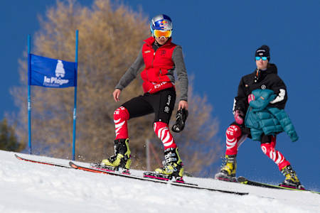 German telemark skiier Johanna Holzmann.