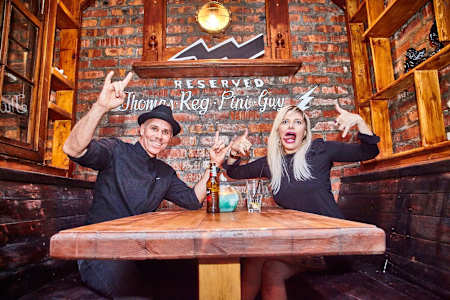 You'd have your own booth too