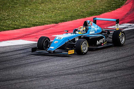 Kush at the Italian F4 Round 1 at Misano
