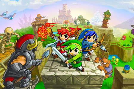 Key art from The Legend of Zelda: Tri-Force Heroes