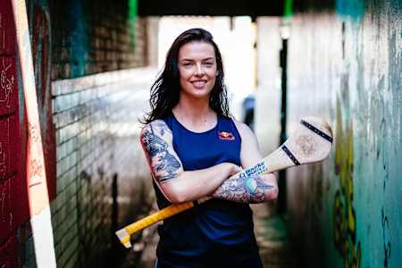 Tattoos + camogie = a happy  Ashling!