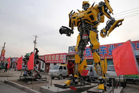 Coches de película - Transformers Bumblebee Chevrolet Camaro