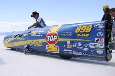 Top 1 Oil Ack Attack The two-wheeled Top 1 Oil Ack Attack.