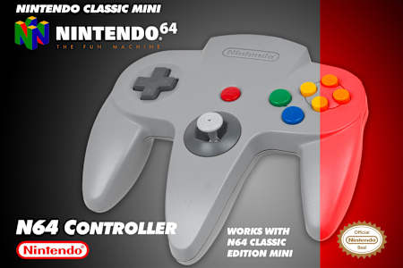 Extra controllers, anyone? Nintendo 64 Mini Classic controller box mock-up