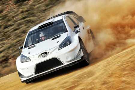 Testowanie Toyoty WRC