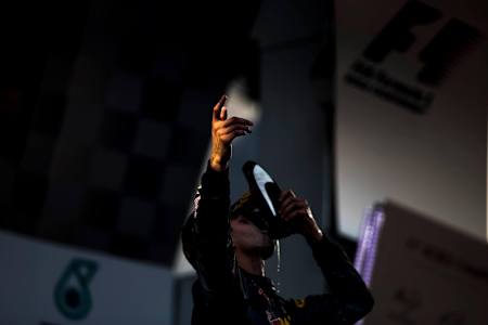 Brian著重拍攝運動員的情緒，這幅照片便拍攝到運動員真情流露的一刻。