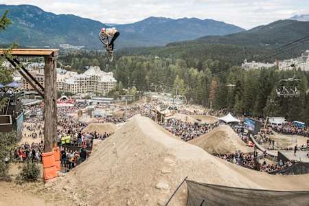 Emil Johansson wowing the crowds competing at Red Bull Joyride in 2017.