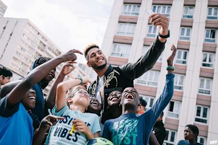 Selfie avec les fans