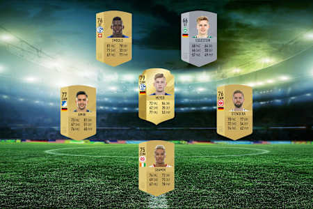 Imagen de los jóvenes jugadores atacantes de la Bundesliga en FIFA 18.