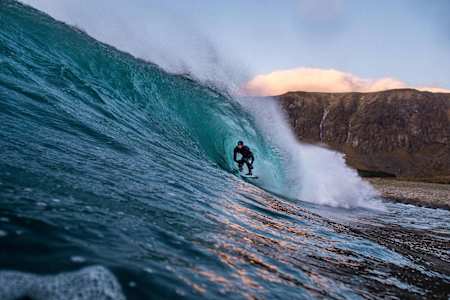Mick Fanning way up north