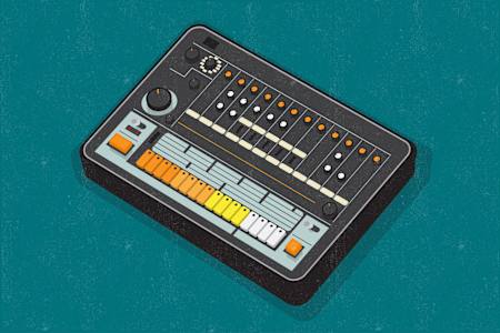 The Roland TR-808 Rhythm Composer is a drum machine central to the cloud rap sound.