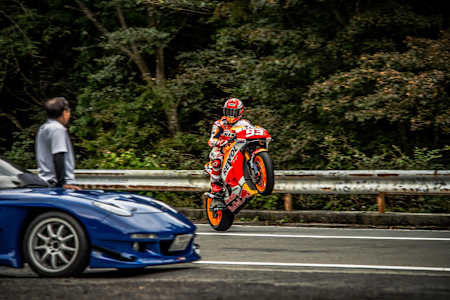 マルク・マルケス＠箱根ターンパイク