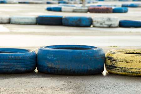 На картодроме