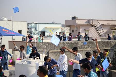 The national finals were conducted one day before Makar Sankranti