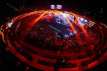 A photo of the Chongqing Major venue.