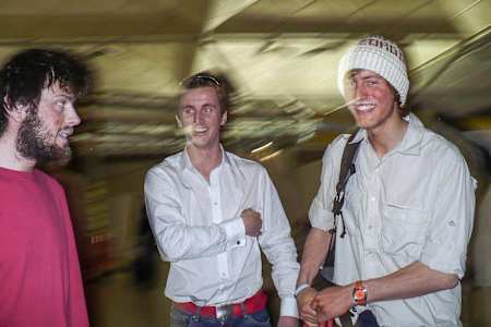 Alex Hibbert (left) and George Bullard (right) were only 19 and 21.