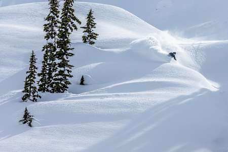 ホワイトアウトの日はスキップして、翌日のフレッシュパウダーを楽しもう