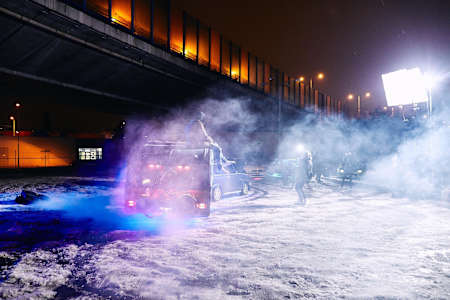 Natáčení 8. scény