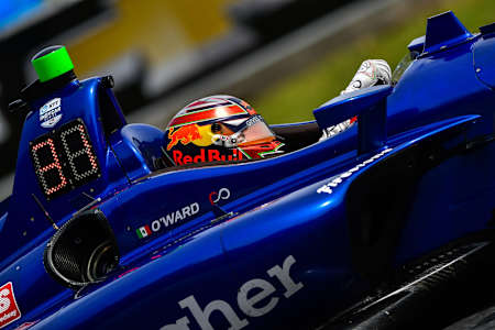 Patricio O’Ward at the 2019 Road America Grand Prix at Elkhart Lake.