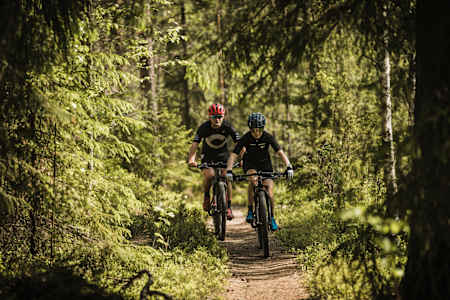 Out riding on the famous bike trail named "Törnbergs stig".