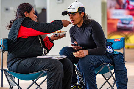 When Shivani forgets to eat, her mother is on hand to feed her