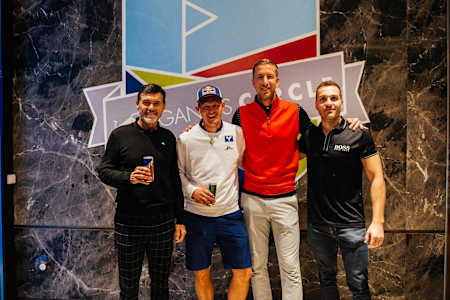 Hubert Neuper, Thomas Morgenstern, Marc Janko und Johannes Schwab