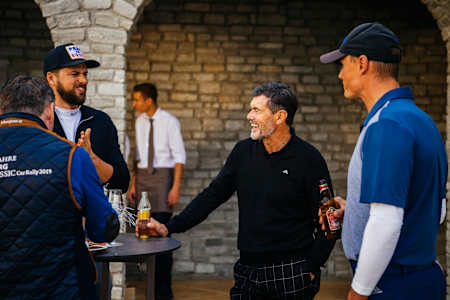 Dominik Prousek, Hubert Neuper und Alexander Manninger im Gespräch