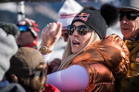 Lindsey Vonn beim Hahnenkamm-Wochenende in Kitzbühel.