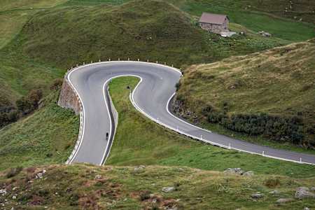 Patrick Seabase auf dem Anstieg hinauf zum Furkapass.