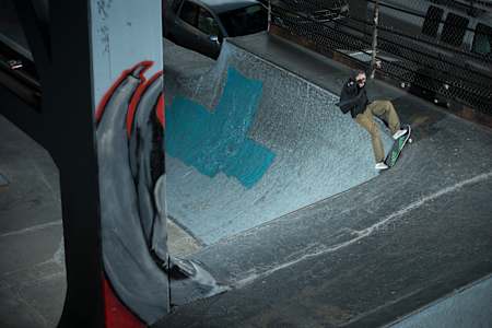 CJ Collins at Burnside Skatepark