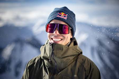 Logan Pehota in his Oakley Sutros