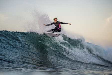 Aussie pro Steph Gilmore at Bells, 2015.
