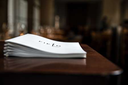 Jídelní lístek.