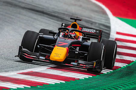 Yuki Tsunoda F2 Red Bull Ring