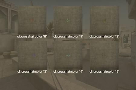 CS:GO Crosshair Renk Kodları (cl_crosshaircolor)