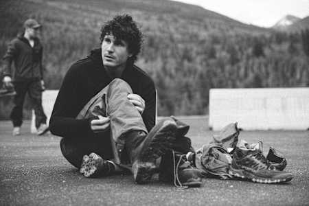 Marc-André Leclerc in the Mt. Robson backcountry during filming.