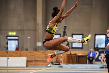 Larissa Iapichino ai Campionati italiani juniores di Ancona